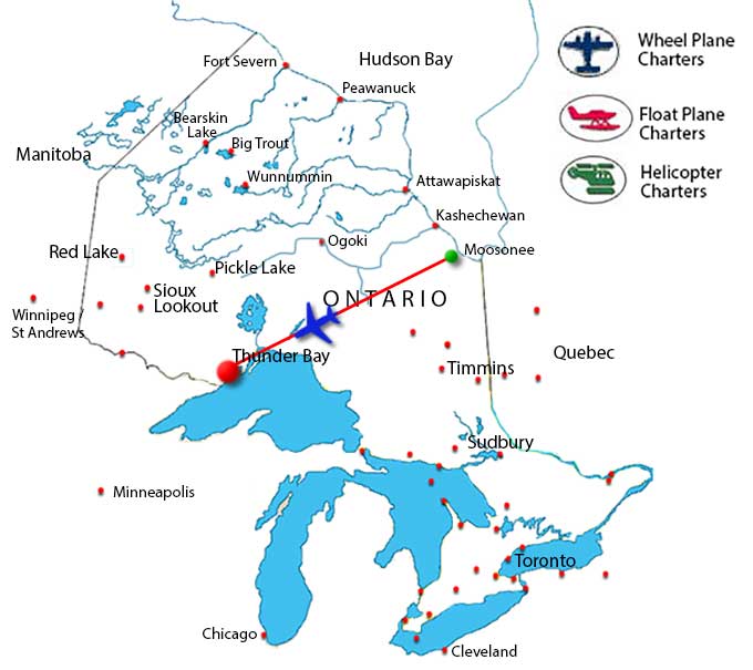 Moosonee Charter Flights
